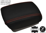 RED STITCHING ARMREST LID LEATHER COVER FITS KIA CARENS MK3 2006-2012 CUSTOM NEW