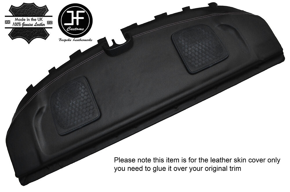 WHITE STITCH PARCEL SHELF LEATHER COVER FITS NISSAN SKYLINE R34 GTR GT-T 98-02