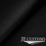 BLACK & RED TOP GRAIN REAL LEATHER GEAR GAITER FOR TOYOTA CELICA MK7 99-06