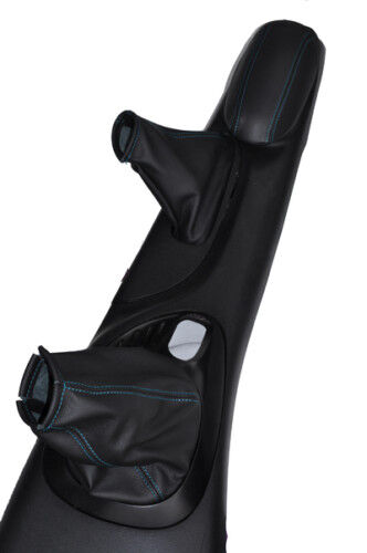 FITS FORD ESCORT MK6 MK7 GEAR H BRAKE ARMREST COVER blue MADE IN UK