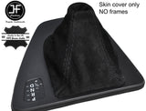 BLACK STITCH AUTOMATIC AUTO REAL SUEDE GEAR GAITER FITS BMW 3 E90 E91 E92 E93