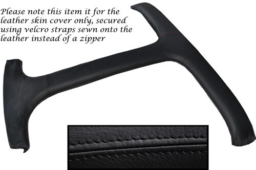 BLACK STITCHING FITS TRIUMPH STAG MK1 MK2 T BAR REAL LEATHER SKIN COVER