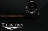 BEIGE STITCH LEATHER 2X FRONT DASH TRIM COVERS FITS MAZDA MX5 MK3 NC 05-14