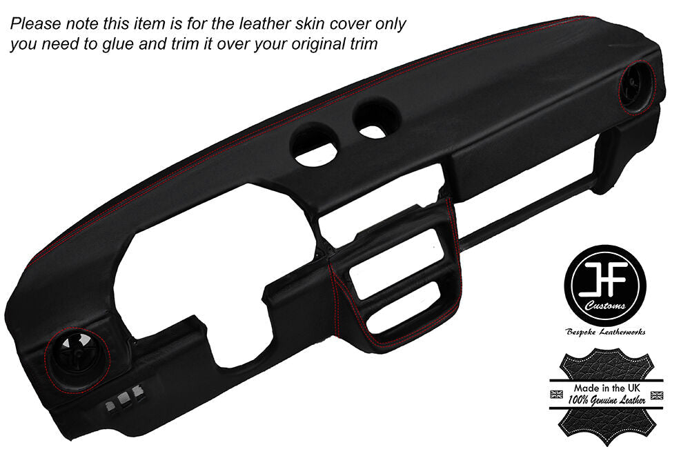 RED STITCH DASH DASHBOARD LEATHER COVER FITS ALFA ROMEO ALFASUD SPRINT