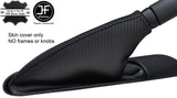 BLACK STITCH CARBON VINYL HANDBRAKE GAITER FOR BMW MINI COOPER R55 R56 R57