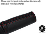 RED STITCH HANDBRAKE HANDLE LEATHER SKIN COVER FITS TESLA ROADSTER 2008-2013