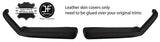 BROWN STITCH 2X DOOR HANDLE ARMREST LEATHER COVERS FOR VW GOLF MK1 CABRIO
