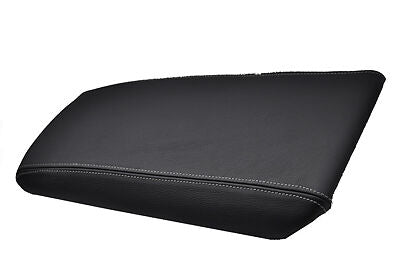 white stitch FITS CORVETTE C5 Z06 97-04 BLACK LEATHER ARMREST COVER CUSTOM NEW