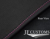 PINK DIAMOND VINYL 2X TAILORED FLOOR CARPETS FOR SMART ROADSTER 03-07 JF1