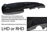 black & grey 2 TONE FITS SMART FORTWO PASSION CITY PULSE 98-07 DASH LTHR COVER