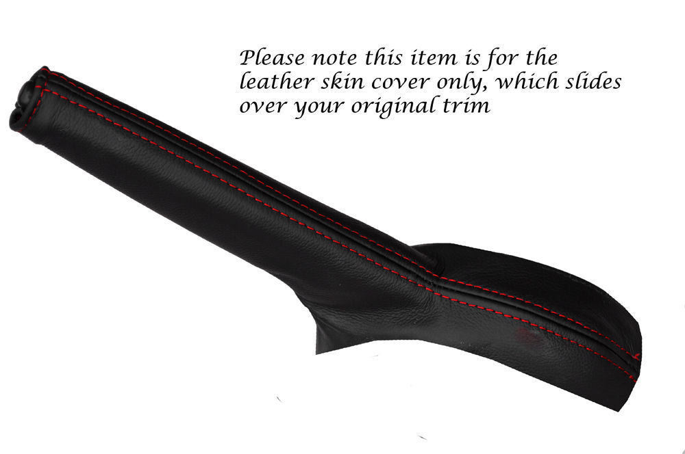 RED STITCH LEATHER SKIN HANDBRAKE GAITER FITS CHRYSLER PT CRUISER 2000-2010