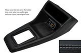 GREY STITCH CONSOLE GEAR SURROUND SKIN COVERS FITS FORD ESCORT MK2 GHIA