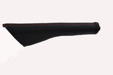 red stitch FITS VW TOURAN 2003-2011 HANDBRAKE LEATHER GAITER COVER CUSTOM NEW