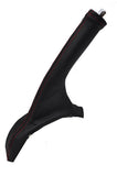 FITS TOYOTA YARIS MK1 98-05 red stitch LEATHER HANDBRAKE GAITER CUSTOM NEW