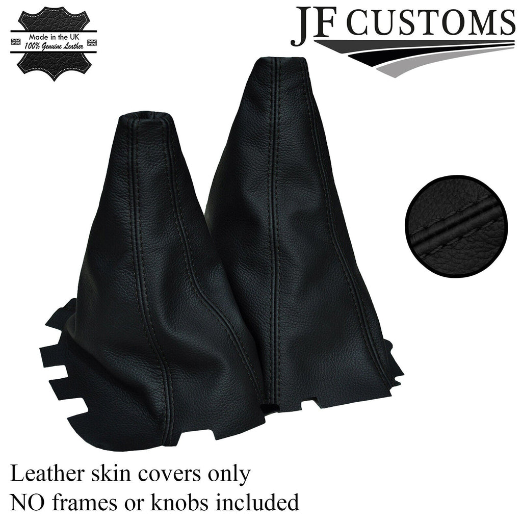BLACK STICH MANUAL GEAR & HI LOW LEATHER GAITERS FOR MITSUBISHI L200 2006-2010