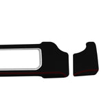 D RED STITCH SUEDE 2X FRONT DASH TRIM COVERS FOR RANGE ROVER SPORT L494 13-21