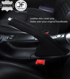 BLACK STITCH COW LEATHER HANDBRAKE GAITER FITS PORSCHE 986 BOXSTER & CARRERA 996