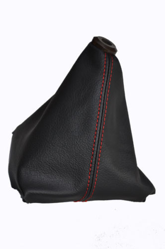 FITS FORD FIESTA MK1 GEAR GAITER LEATHER red stitching CUSTOM NEW MADE IN UK