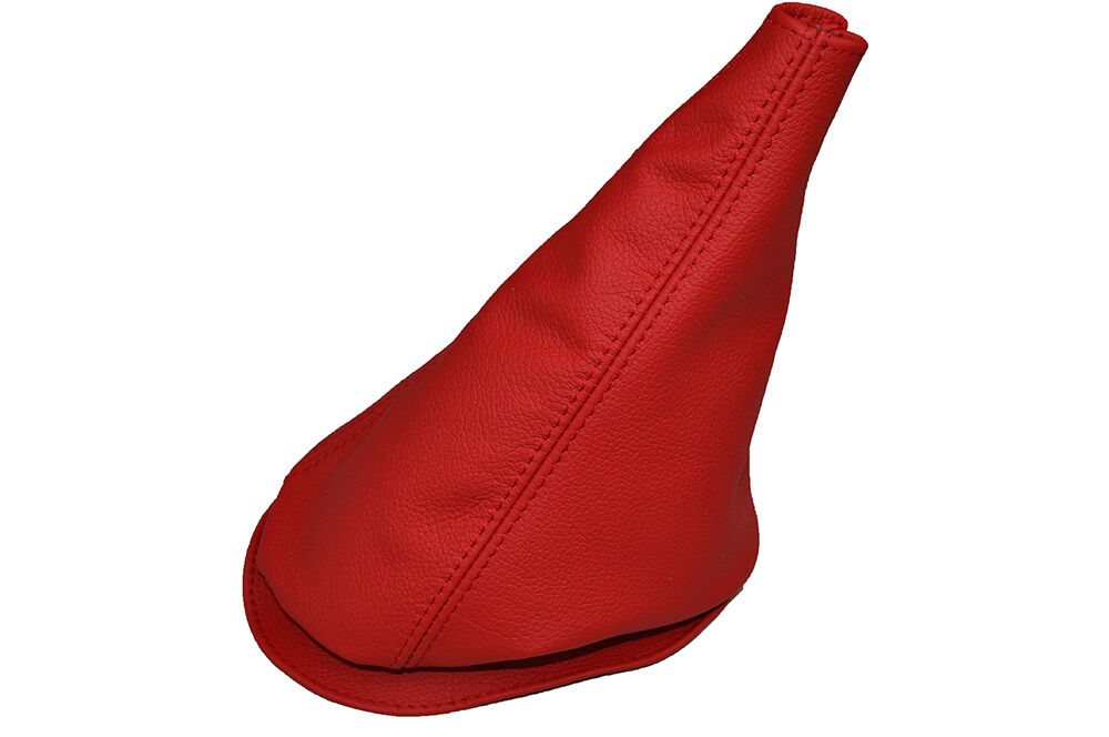 RED LEATHER FITS MINI COOPER CLASSIC MORRIS UP TO 2000 GEAR GAITER CUSTOM NEW