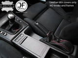 RED STITCH PERFORATED LEATHER GEAR & HANDBRAKE GAITER FOR BMW E36 E46 91-05