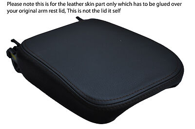 black stitch FITS SAAB 9-5 95 1997-2009 LEATHER ARMREST COVER ONLY CUSTOM NEW