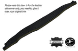 YELLOW STITCHING TOP DASH DASHBOARD LEATHER COVER FITS VW KARMANN GHIA CLASSIC