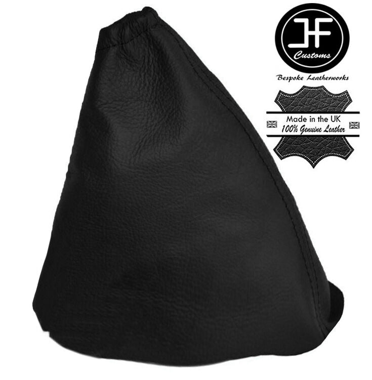 BLACK LEATHER GEAR STICK GAITER COVER FITS PEUGEOT 508 2010-2015 MANUAL NEW