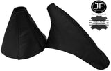 BLACK LEATHER FITS TOYOTA SUPRA MKIV MK4 1993-2002 MANUAL GEAR HANDBRAKE SET