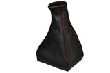 FITS VAUXHALL OPEL CORSA B HOLDEN BARINA SB 93-00 RED STITCH GEAR GAITER