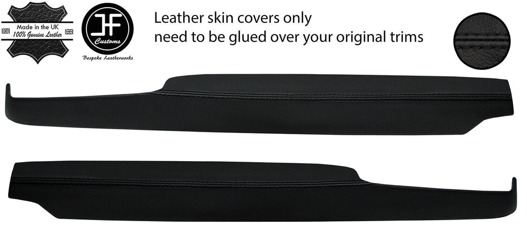 BLACK STITCH 2X REAR QUARTER CAPPING LEATHER COVER FOR PORSCHE 911 SC TARGA