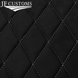 DSG2 LIGHT GREY DIAMOND STITCH LUXE SUEDE HEADLINER COVER FITS AUDI TT MK3 15-19
