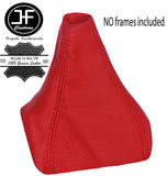 RED REAL LEATHER MANUAL GEAR GAITER SHIFT BOOT FITS BMW E90 E91 E92 E93 05-13