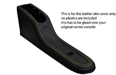yellow stitch FITS SMART FORTWO 451 PASSION CITY 08+ CENTRE CONSOLE TUNNEL COVER