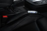BLACK STITCH LEATHER 2X CAR KEY HOLDER PROTECTOR  FITS JAGUAR X TYPE 01-09