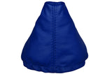 BLUE LEATHER FITS VW GOLF MK4 98-05 BORA GEAR GAITOR COVER ONLY CUSTOM NEW