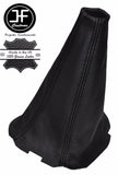 BLACK STITCHING REAL LEATHER MANUAL GEAR GAITER FITS  SUBARU FORESTER 2002-2008