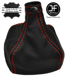 RED  STITCH GENUINE LEATHER MANUAL GEAR GAITER FITS MASERATI 4200 2002-2007