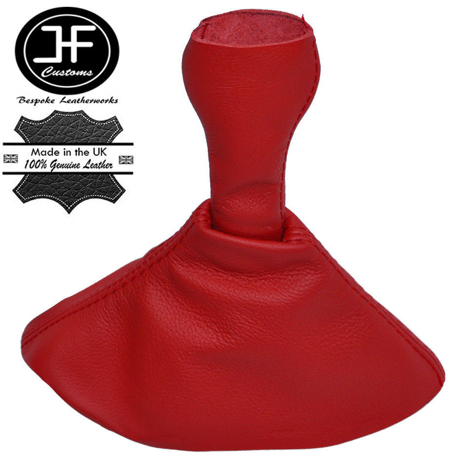RED LEATHER MANUAL GEAR GAITER FITS PORSCHE 944 1985-1991 CUSTOM NEW MADE IN UK