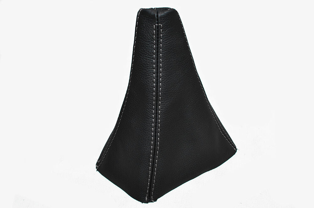 GREY STITCHING FITS TOYOTA SUPRA MK3 1986-1993 GEAR GAITER REAL LEATHER