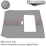DSG2 D RED STITCH L GREY LUXE SUEDE SUNROOF HEADLINER COVER FOR OVER 25 MG 99-05
