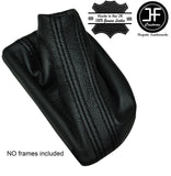 BLACK STITCH AUTO AUTOMATIC DSG LEATHER GEAR GAITER FITS VW CADDY 2011-2015