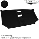 DSG2 BLACK STITCH LUXE SUEDE FRONT ROOF HEADLINER COVER FITS VW T5 TRANSPORTER