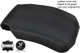 BLACK STITCH REAL LEATHER ARMREST COVER FITS RANGE ROVER VOGUE L405 2013-2017