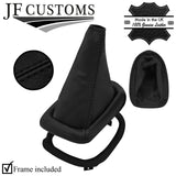 BLACK STITCH GEAR GAITER + FRAME FITS CHRYSLER GRAND VOYAGER 00-07 5 SPEED
