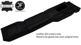BLACK & BLACK LEATHER CONSOLE&ARMREST COVERS FOR TOYOTA MR2 MK1 84-90 STYLE 2