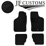 BLACK DIAMOND VINYL 4X TAILORED FLOOR CARPETS FOR SAAB 900 CONVERTIBLE 94-98 JF1