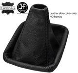 BLACK & BLACK REAL LEATHER MANUAL GEAR GAITER FITS MERCEDES A CLASS W169 04-12