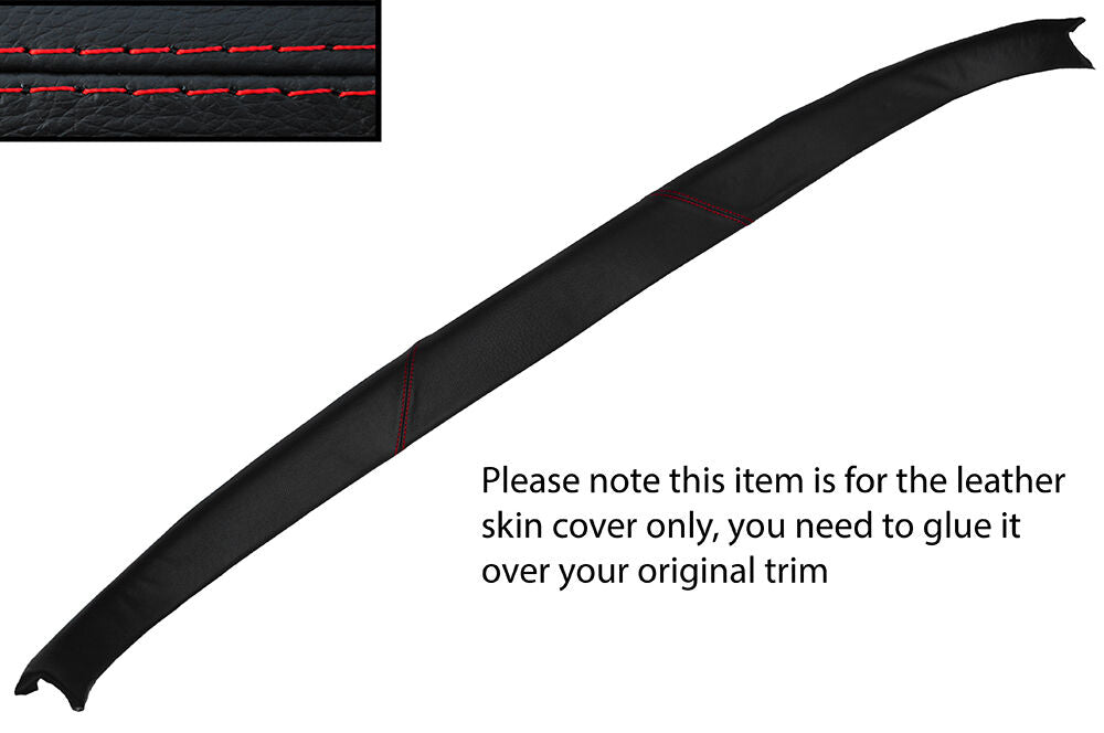 RED STICH REAR PARCEL SHELF PANEL SKIN COVER FITS ROVER P6 2000 2200 SC TC V8