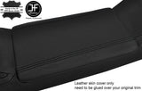 BLACK STITCH TOP GRAIN LEATHER ARMREST COVER FITS TOYOTA MR2 MK1 AW11 1985-1989