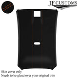 ORANGE STITCH LUXE SUEDE HEADLINER COVER FITS FORD FIESTA MK7 13-17 CUSTOM NEW